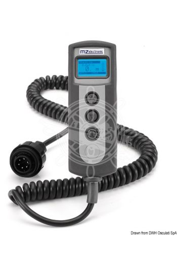 MZ ELECTRONIC EVOLUTION hand-held controller with chain metre counter LCD (Measures: 142x52x24 mm, Version: universal, volt: 12/24)