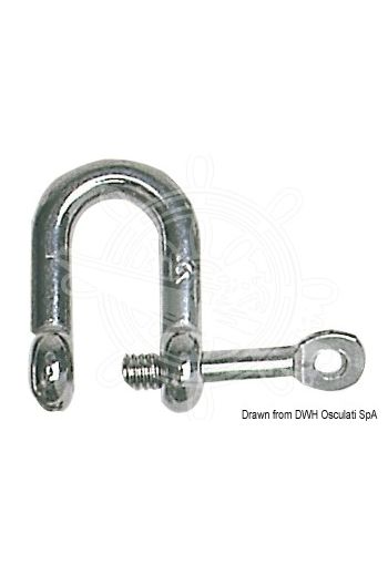 'D' Shackles with captive pin