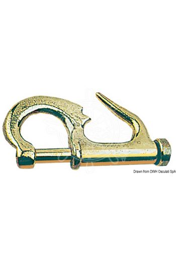 Snap-hooks for quick-jib, made of formed brass