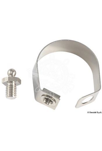 Stainless steel clamps with male