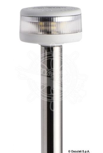 Pole light with Evoled 360° light - Pull-out version with nylon/polished stainless steel base