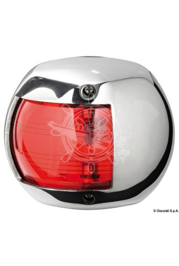Classic 12 navigation lights made of mirror-polished AISI 316 stainless steel