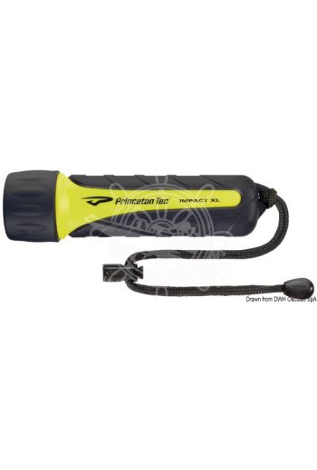 PRINCETON Impact XL LED torch, IPX8 underwater (Watertight up to: 100 m, Lumen: 120, Range: 50 m, Duration hours: 50+, Frame colour: Fluo yellow, Batteries I)