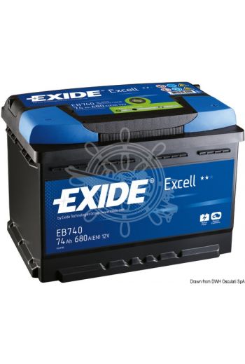 EXIDE Excell starting batteries