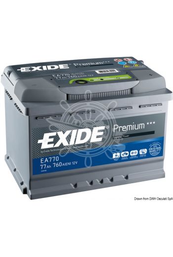 EXIDE Premium Dual Purpose batteries (engine start and domestic system use)