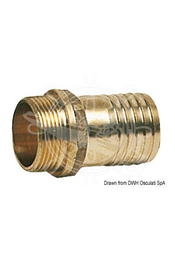 Cast brass male hose connectors