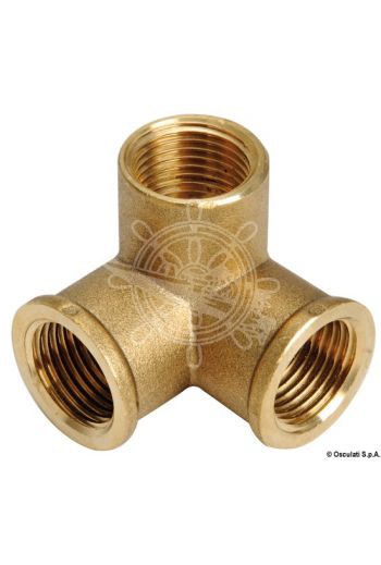 3-way brass joint