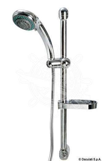 Shower heads, shower rails and accessories