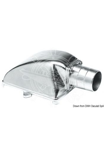 AISI 316 stainless steel strainer fitted with back vent and filtering screen