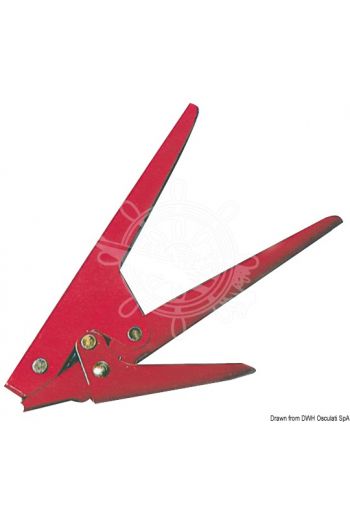 Tensioner tool suitable for tensioning and cutting straps