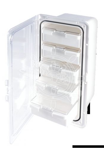5-drawer storage locker (Outer size: 364x183 mm, Internal size: 321x140 mm, Depth mm: 150 mm, Drawers: 130x150x50 mm)