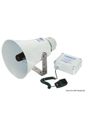 MARCO electric horn with amplifier, suitable for boats from 20 to 75 metres