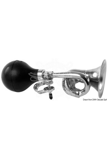 Japanese hand pressure chromed brass fog horn