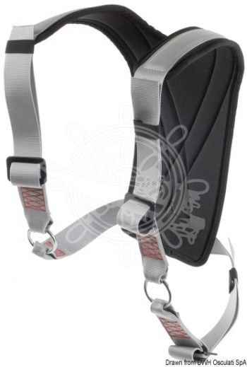 Harness with climbing harness option