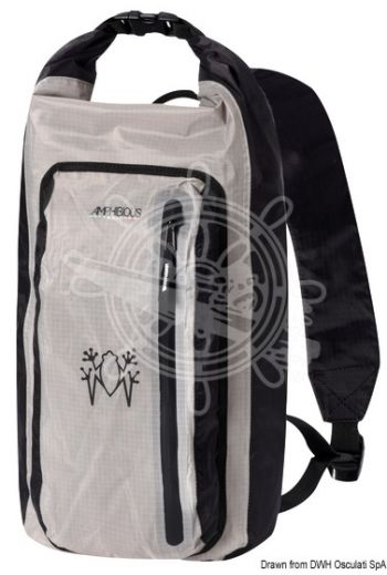 AMPHIBIOUS X-Light backpack (Capacity: 10 l, Colour: Grey/Black, Drops: 5, Lifebelt: 3, Measures: 39x24 cm, Weight in g: 240)