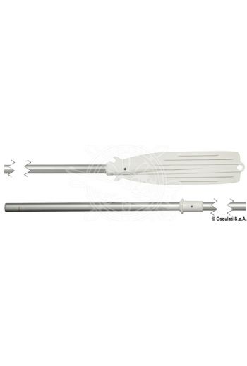 Anodized aluminium oars