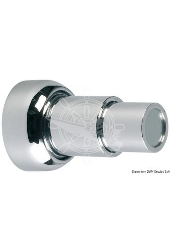 Telescopic magnetic doorstop (Version: chromed brass)