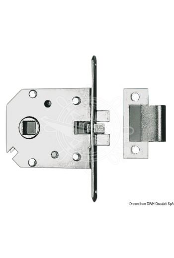 Antivibration recess-fit reversible lock (RIGHT-LEFT)