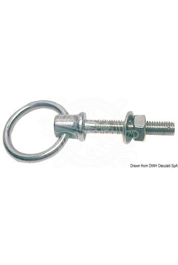 Swivel ring with pin (Ø mm: 10, Length under the head mm: 55)