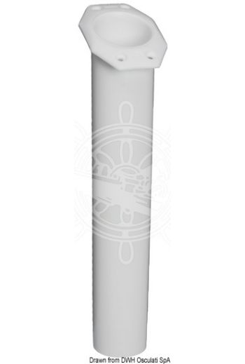 Flush-mount fishing rod holder (Ø mm: 40, Depth mm: 240)