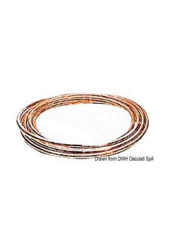 Copper pipe designed for fuel or liquid gas inflow