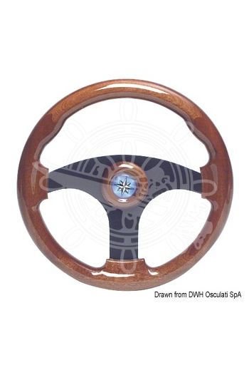 Mahogany steering wheel