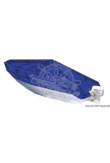 Boat cover - suitable for open boats with central control panel