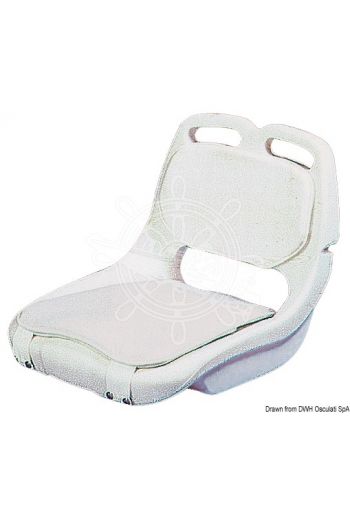 Seat frame (Depth cm: 43, Height cm: 40, Length cm: 44,5, OPTIONAL set of cushions: 48.682.02)