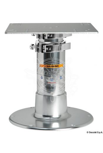 GIANT Deluxe table pedestal (Height mm: 345/714, Extra-flat base Ø mm: 305, Tube Ø mm: 100/88/72, Table plate mm: 305x305, OPTIONAL extensi)