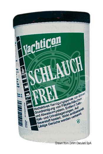 YACHTICON SCHLAUCH FREI - toilet hose cleaner (Package g: 1000)