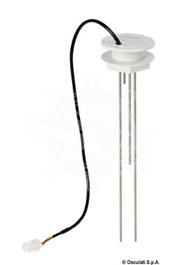 Water level panel + probe kit (Measures: 75x62 mm, Prewired cable length: 4 m, V: 12/24)