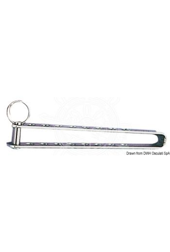 Stay adjuster (Length mm: 120, hole Ø mm: 6, Plug mm: 6x10, Material: stainless steel)