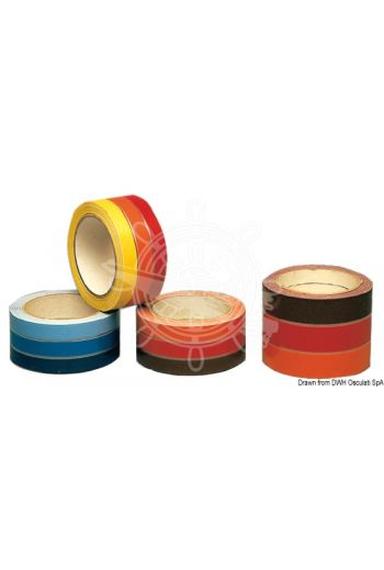 3-colour waterline stripe tape (shading off from dark to clear) (Variante: , Height mm: 50, Roll: 10 m)