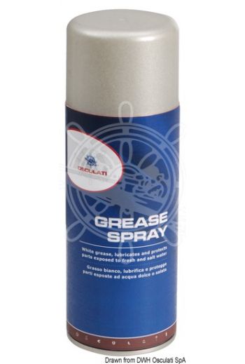 White grease spray (Package: 400 ml)