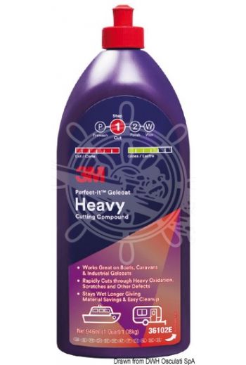 Heavy cutting compound - Polish for heavy oxidation (Package: 946 ml)